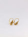 Dormeuses earrings in yellow gold and fine pearls 58 Facettes J268