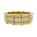 Bracelet Vintage bracelet, yellow gold and diamonds. 58 Facettes 32460