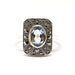 Ring Vintage Ring in Silver & Topaz 58 Facettes