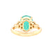 Ring 55 Yellow Gold, Emerald and Diamond Ring 58 Facettes 61600013