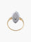 Bague Bague Marquise, Or jaune, Pavage en diamants 58 Facettes