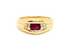 Bague 53 Bague Or jaune Rubis 58 Facettes 713701CN