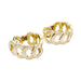 Earrings Cartier earrings, “C de Cartier”, yellow gold. 58 Facettes 33095