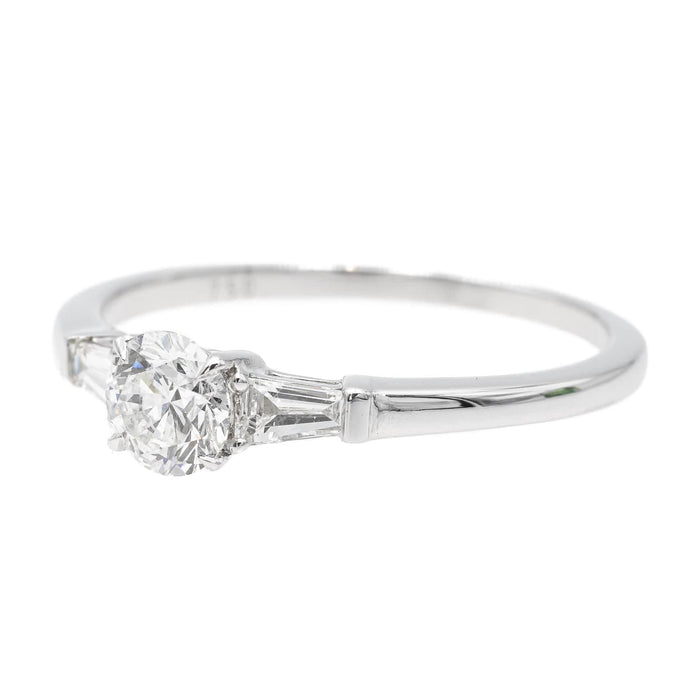 Bague 53 Bague Solitaire Or blanc Diamant 58 Facettes 2708408CN