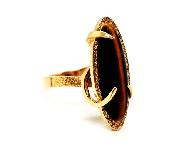 Bague 54 Bague Vintage Oeil de tigre 58 Facettes 1875607CN