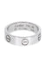 Ring 55 CARTIER Love Ring in 750/1000 White Gold 58 Facettes 62270-58264