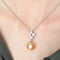 Collier Or Blanc / Diamants COLLIER PENDENTIF PERLE & DIAMANTS 58 Facettes BO/220011-STA