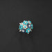 Ring Alfred HANNE ring diamonds, turquoise & sapphires 58 Facettes