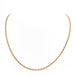 Necklace Cable link necklace Yellow gold 58 Facettes 1835786CN