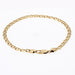 Bracelet Yellow gold bracelet with navy mesh 58 Facettes CVBR33