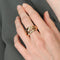 Bague 52 / Or Jaune / Diamants BAGUE "TROIS ANNEAUX" OR & DIAMANTS 58 Facettes BO/220022 RIV