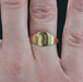 Bague 54 Bague plate or jaune 58 Facettes 15-222C