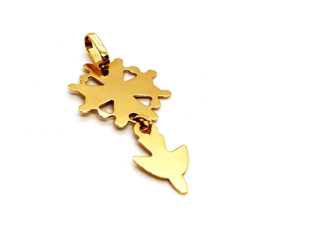 Collier Pendentif Croix Or jaune 58 Facettes 1152866CD