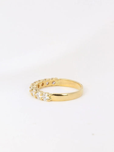 Bague 60 Demi-Alliance américaine diamants 1,35 ct 58 Facettes J111