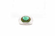 Ring 56 Emerald dome ring in 18k white gold 58 Facettes 24539