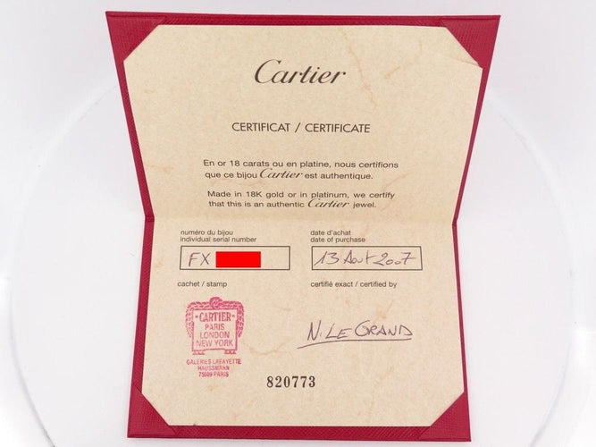 Bracelet bracelet CARTIER love cuir et barrette or blanc 18k 15-19.5 58 Facettes 252399