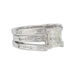 Bague 52 Bague or blanc, diamants coussin 2,01 carats. 58 Facettes 31230