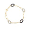 Bracelet Bracelet émail noir et blanc 58 Facettes 28925