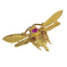 Brooch Golden bumblebee insect brooch 58 Facettes 22292-0339