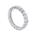 Ring 54 Alliance full circle white gold, diamonds. 58 Facettes 32467