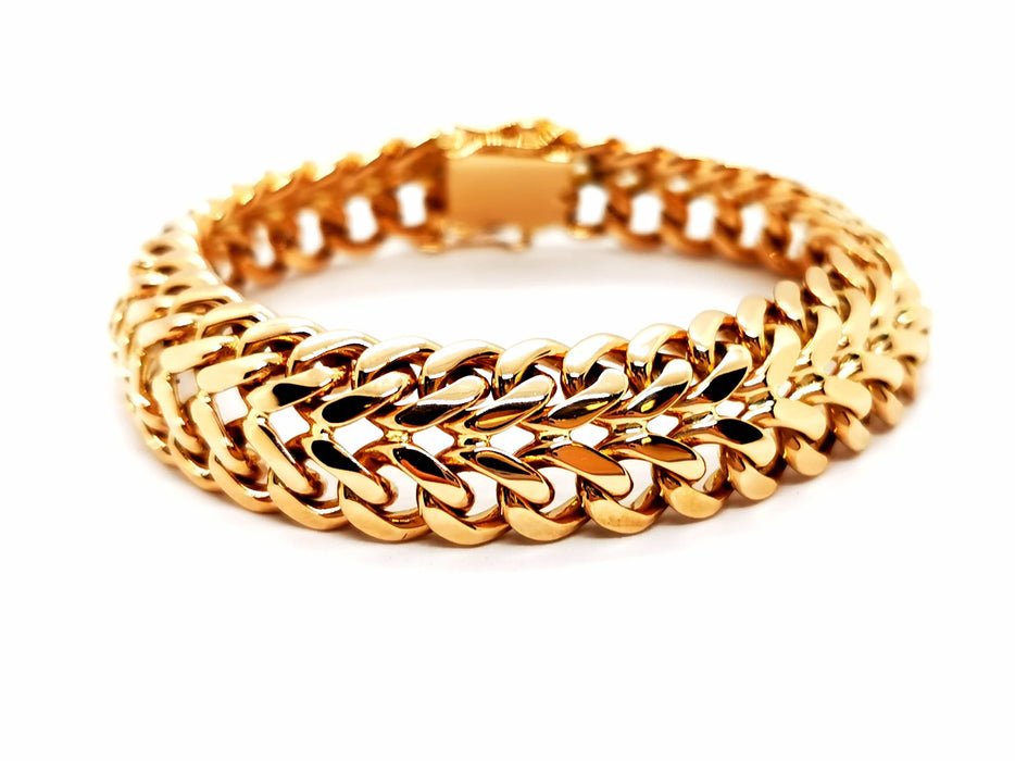 Bracelet Bracelet Maille gourmette Or jaune 58 Facettes 1186413CN