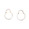 Boucles d'oreilles Créoles fines, or jaune 58 Facettes