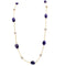 Collier Sautoir or jaune, améthystes, perles Akoya. 58 Facettes 32582