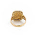 Ring 50 Signet Ring Yellow Gold Diamond 58 Facettes 1649330CN