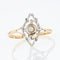 Bague 57 Bague ancienne marquise perle 58 Facettes 21-564