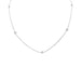 Collier Collier gouttière en or blanc, diamants. 58 Facettes 32594