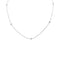 Collier Collier gouttière en or blanc, diamants. 58 Facettes 32594