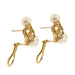 Boucles d'oreilles Boucles d'oreilles perles et diamants 58 Facettes 32421