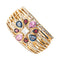 Bracelet Bracelet Manchette Chanel "San Marco" or rose, diamants et spinelles. 58 Facettes 31122
