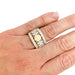 Ring 51.5 Buccellati band ring, yellow diamonds. 58 Facettes 31419