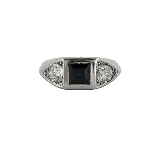Bague 54 BAGUE SAPHIR DIAMANTS 58 Facettes BO/230003/