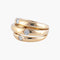 Bague 52 / Or Jaune / Diamants BAGUE "TROIS ANNEAUX" OR & DIAMANTS 58 Facettes BO/220022 RIV