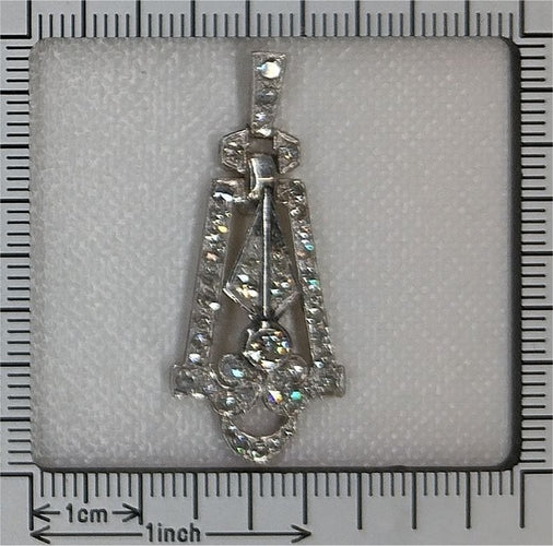 Pendentif Pendentif diamants Art déco 58 Facettes 23128-0087