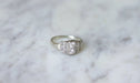 Ring Art Deco diamond staircase ring 58 Facettes