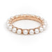 Ring 53.5 Ginette NY Ring Alliance Maria Pink gold Pearl 58 Facettes 2393893CN