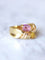 Bague Bague vintage Toi & Moi, tourmaline rose et citrine 58 Facettes