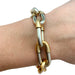 Bracelet Vintage Mellerio bracelet, silver and gold. 58 Facettes 30957