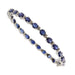 Bracelet Sapphire and diamond tennis bracelet 58 Facettes 30332