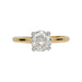 Bague 52 Solitaire diamant 1,03 carats deux ors. 58 Facettes 31526