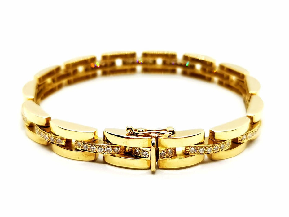 Bracelet Bracelet Or jaune Diamant 58 Facettes 1783214CN