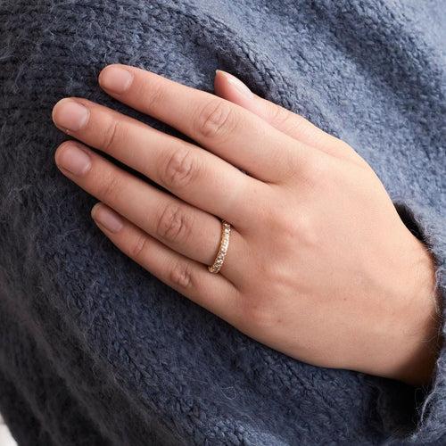 Bague BAGUE ALLIANCE AMERICAINE DIAMANTS 58 Facettes BO/230061