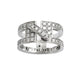 Ring 53 Chaumet ring, “Lien Ajouré”, white gold, diamonds. 58 Facettes 30991