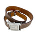 Watch Hermès watch, “Heure H”, steel on leather. 58 Facettes 31473