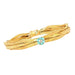 Bracelet Old gold bracelet and turquoise and diamond flowers 58 Facettes 21-623
