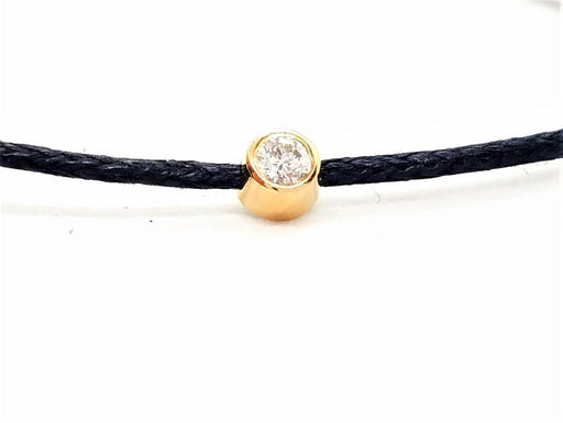 Bracelet Bracelet Cordon Or rose Diamant 58 Facettes 578879RV