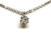 Necklace Necklace Chain + pendant White gold Diamond 58 Facettes 1423255CD